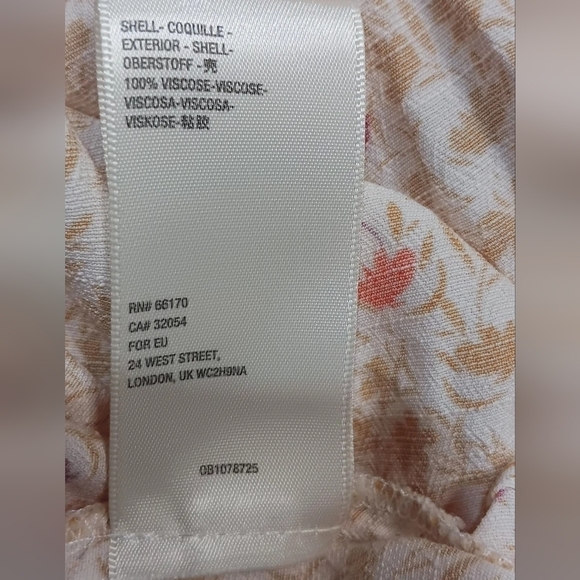 Free People In Full Bloom Smocked Waist Midi Dress Size XS - Picture 9 of 9